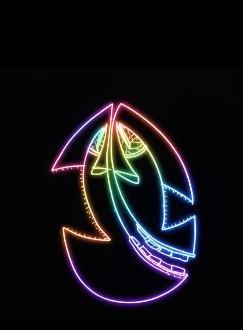 Afecto Suspiro Neon Arcoiris Fondo Negro Gratis 1767040296 - Pasion Amor Deseo - Estados Positivos Alta Energia | Neon Emotion Gallery