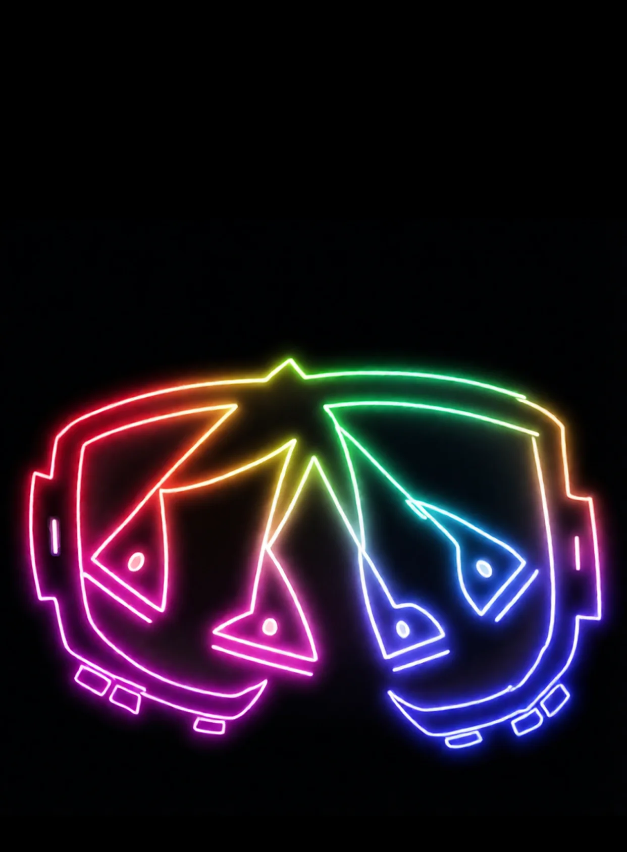 Muy Unidos Neon Arcoiris Fondo Negro Gratis 1767213185 - Pasion Amor Deseo - Estados Positivos Alta Energia | Neon Emotion Gallery