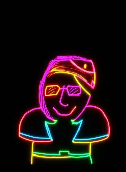Pensando En Ti Neon Arcoiris Fondo Negro Gratis 1763482026 - Pasion Amor Deseo - Estados Positivos Alta Energia | Neon Emotion Gallery
