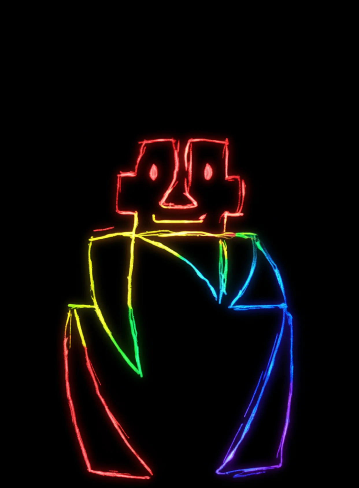 Atraccion Abrazo Neon Arcoiris Fondo Negro Gratis 1761208527 - Poder Empoderamiento Fuerza - Estados Positivos Alta Energia | Neon Emotion Gallery