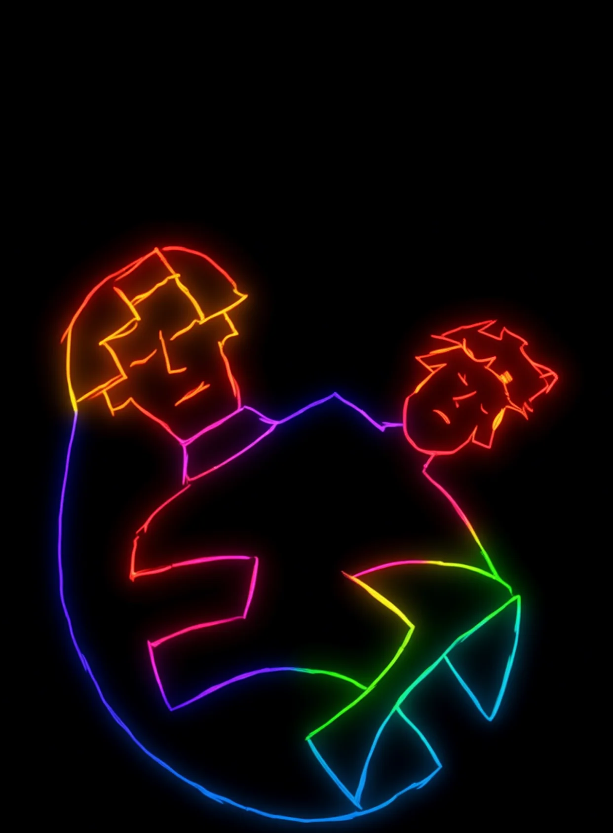 1equilibrio Perfecto Neon Arcoiris Fondo Negro Gratis1762982541 - Gratitud Armonia Bienestar - Estados Positivos Baja Energia | Neon Emotion Gallery