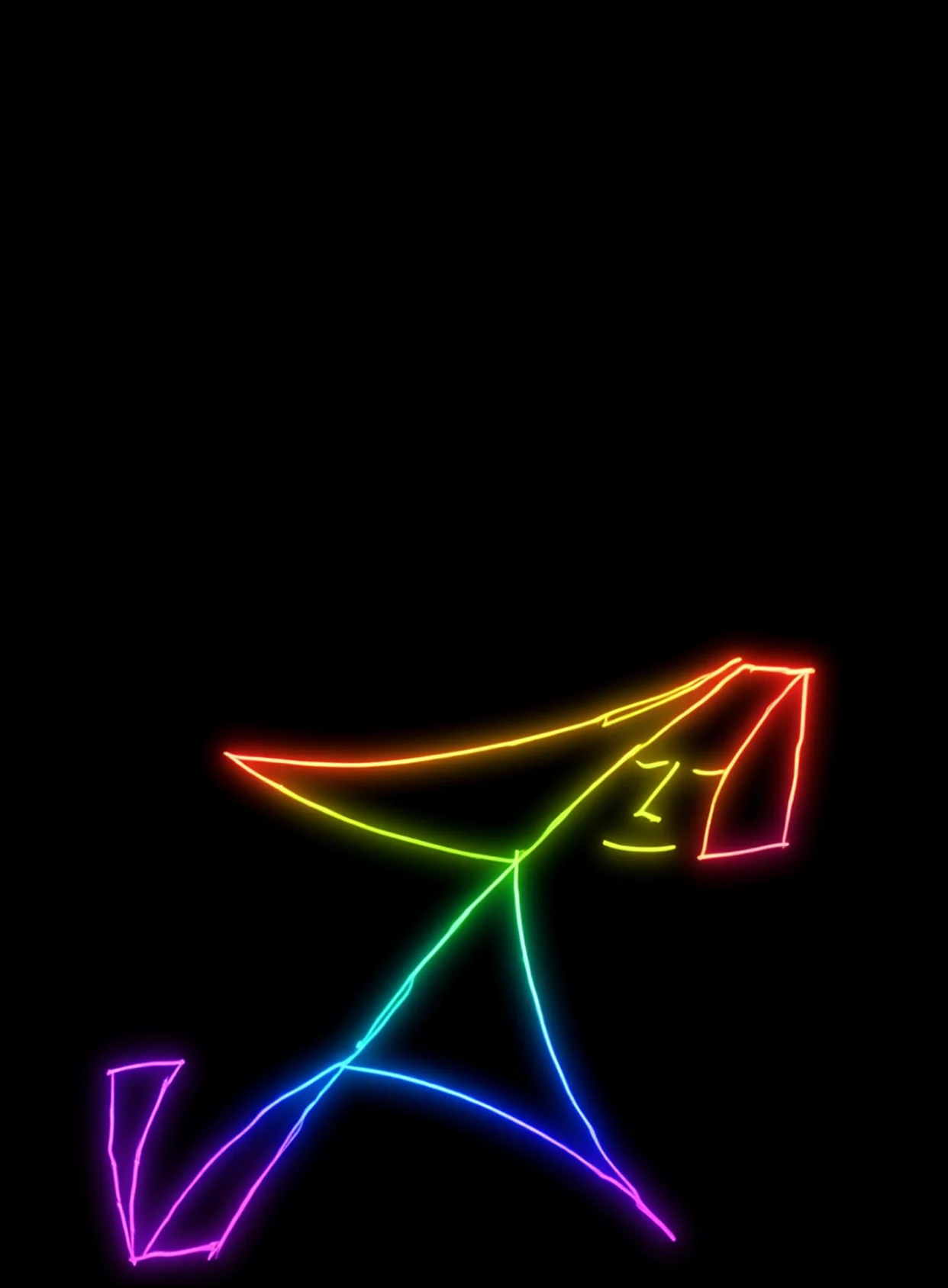 Apacible Naturaleza Neon Arcoiris Fondo Negro Gratis1762981705 - Gratitud Armonia Bienestar - Estados Positivos Baja Energia | Neon Emotion Gallery