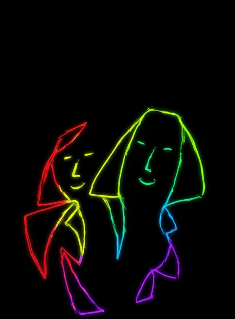 Paz Interior Profunda Neon Arcoiris Fondo Negro Gratis1760019423 - Gratitud Armonia Bienestar - Estados Positivos Baja Energia | Neon Emotion Gallery