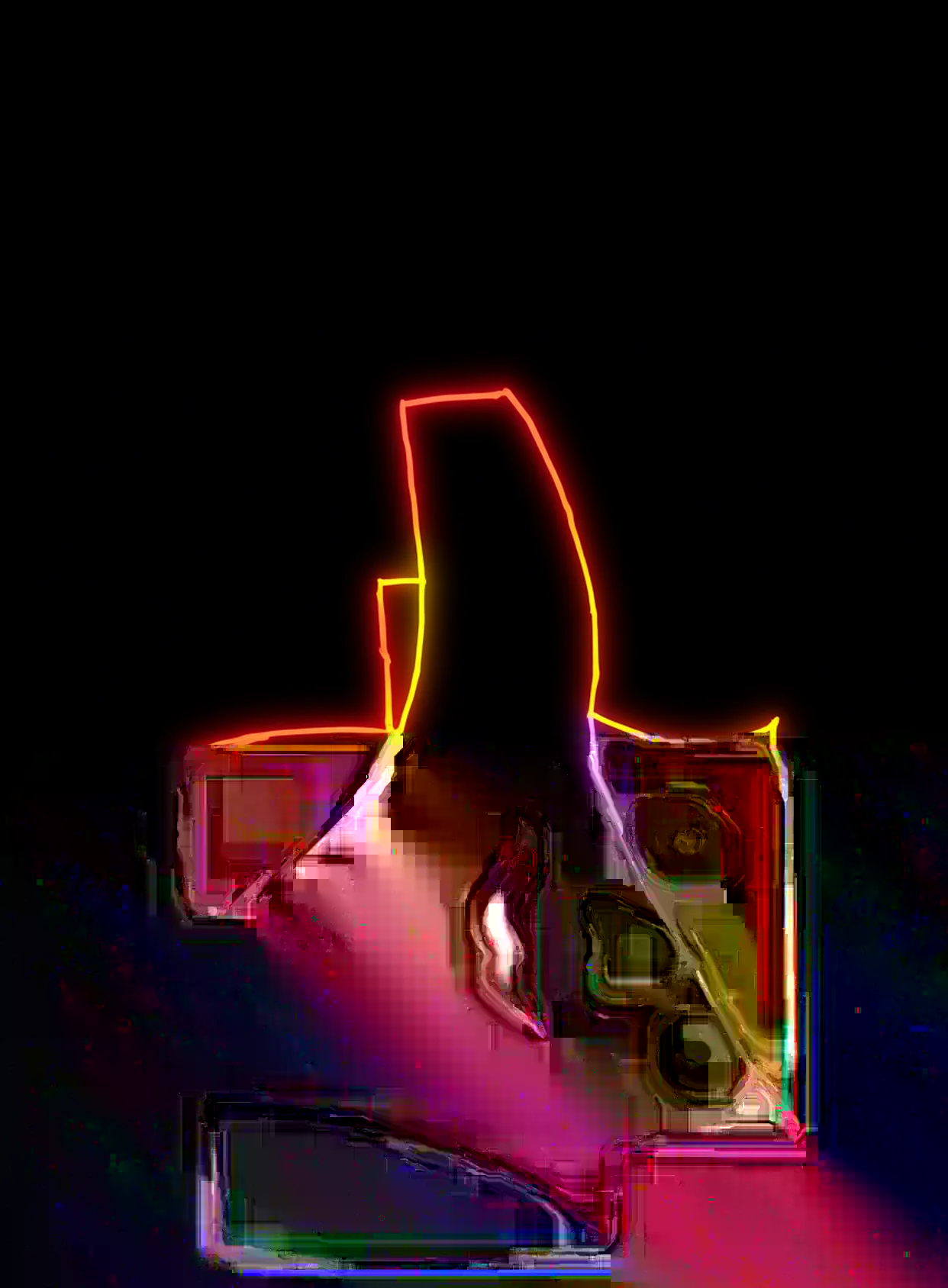 Satisfecho Neon Arcoiris Fondo Negro Gratis1763482301 - Gratitud Armonia Bienestar - Estados Positivos Baja Energia | Neon Emotion Gallery
