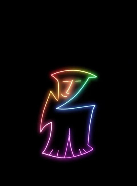Armonia Perfecta Neon Arcoiris Fondo Negro Gratis 1768338286 - Paz Calma Serenidad - Estados Positivos Baja Energia | Neon Emotion Gallery