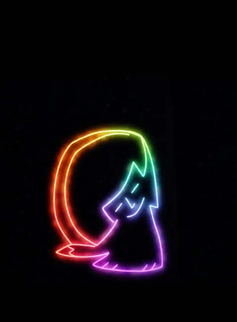 Plenitud Emocional Neon Arcoiris Fondo Negro Gratis 1767718257 - Paz Calma Serenidad - Estados Positivos Baja Energia | Neon Emotion Gallery