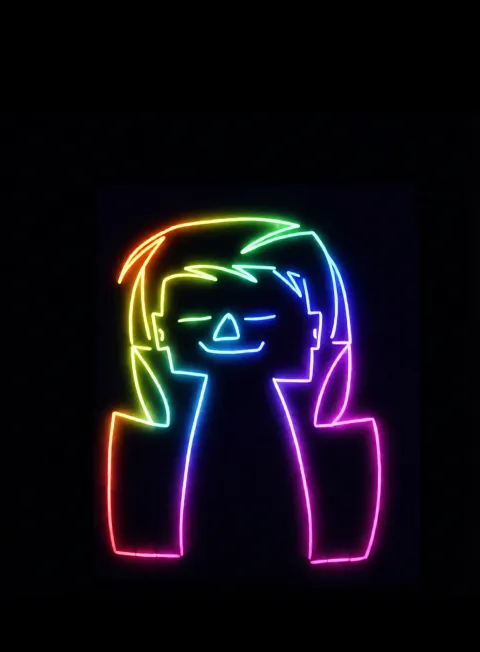 Sosiego Interior Neon Arcoiris Fondo Negro Gratis 1767718182 - Paz Calma Serenidad - Estados Positivos Baja Energia | Neon Emotion Gallery