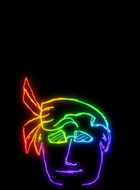1mente Gato Neon Arcoiris Fondo Negro Gratis 1761208677 - Introspeccion Reflexion Conciencia - Estados Introspeccion Profunda | Neon Emotion Gallery