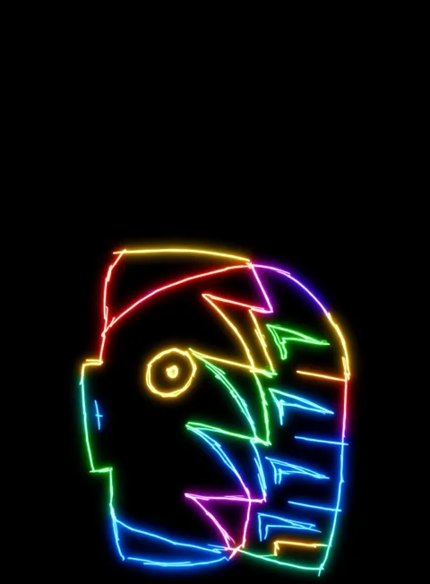 Analisis Infinito Neon Arcoiris Fondo Negro Gratis 1764589998 - Introspeccion Reflexion Conciencia - Estados Introspeccion Profunda | Neon Emotion Gallery