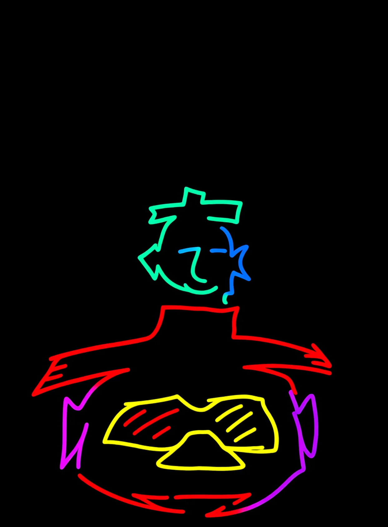Mi Esencia Neon Arcoiris Fondo Negro Gratis 1757518703 - Introspeccion Reflexion Conciencia - Estados Introspeccion Profunda | Neon Emotion Gallery