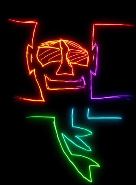 Profundidad Memoria Neon Arcoiris Fondo Negro Gratis 1762982969 - Introspeccion Reflexion Conciencia - Estados Introspeccion Profunda | Neon Emotion Gallery