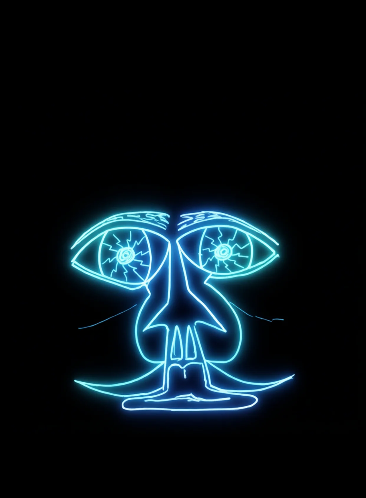 Profundidad Memoria Neon Violeta Azul Fondo Negro Gratis 1770213554 - Introspeccion Reflexion Conciencia - Estados Introspeccion Profunda | Neon Emotion Gallery