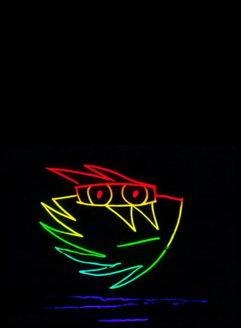 Vacio Alma Neon Arcoiris Fondo Negro Gratis 1757516870 - Soledad Vacio Silencio - Estados Introspeccion Profunda | Neon Emotion Gallery